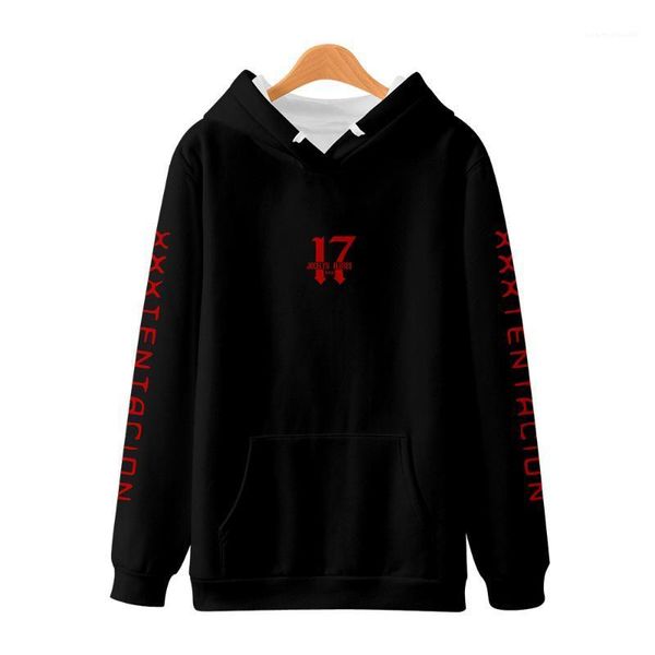 

толстовки американский рэпер xxxtentacion черные толстовки 19ss new spring oversize revenge love пуловеры, Black
