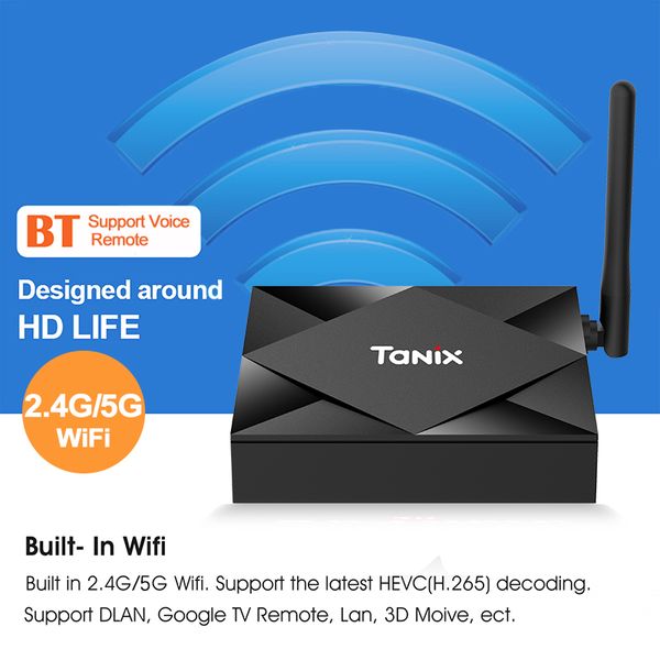 

tanix tx6s android 10.0 tv box allwinner h616 quad core 4gb 32gb 64gb a53 cpu dual wifi bluetooth smart boxes