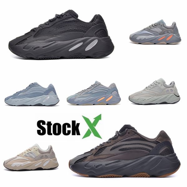 

новая 700 wave runner сиреневой инерция мужской обуви kanye west дизайнерская обувь мужчины женщина 700 v2 статических спортивный seankers р