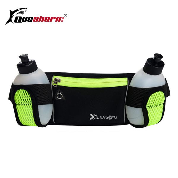 

men women running waist bag jogging lightweight mobile phone pouch holder belt bag gym fitness fanny with 2 water bottles