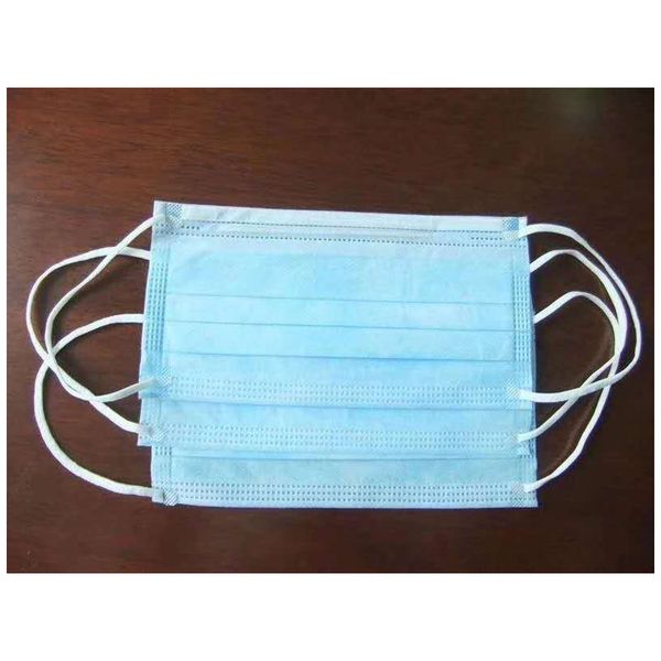 

a disposable mask solid color face mouth masks non woven disposable anti dust earloops masks ing