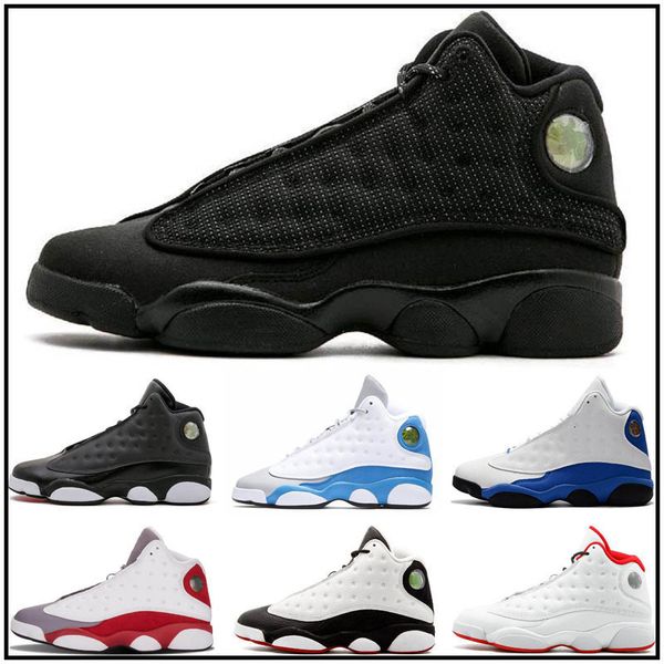 

13 13s quality mens retro kids basketball shoes bred black cat he got game chris paul away 2019 xiii mens athletics sneakers