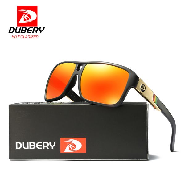 

dubery brand design polarized sunglasses men driver shades male vintage sun glasses for men spuare mirror uv400 oculos square, White;black