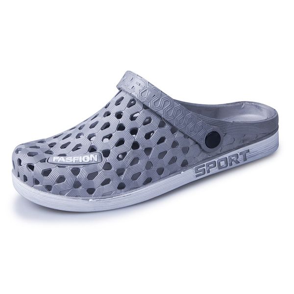 

2019 new products men's shoes slip-on porous shoes breathable sandals casual sandals comfortable simple s810, Black