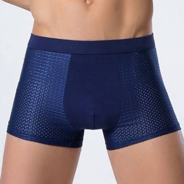 

ice silk men's underwear underwear cloth cloth mesh boxer pants mesh breathable boxer pants network, Black;white