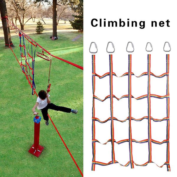 

outdoor climbing net climbing rope climbing training net children's outdoor sports products daily sports entertainment skiing jackets