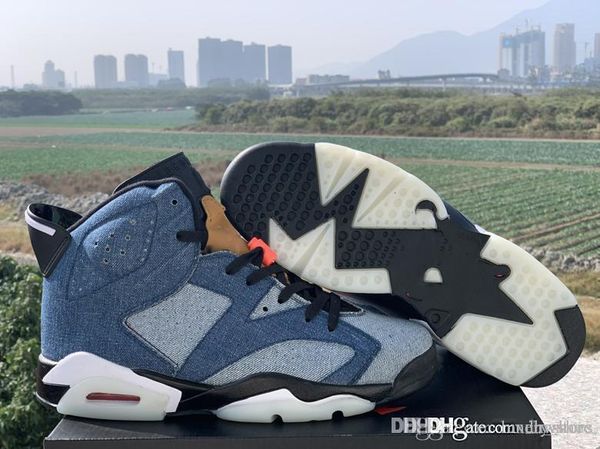 

super sneakers retro washed denim yellow cactus jack black infrared infamous flint pair mens athletics sport outdoor shoes for sale