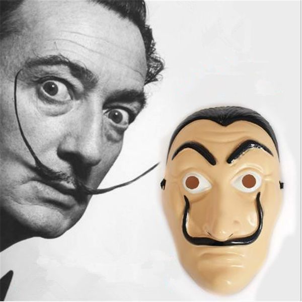 

la casa de papel mask halloween horror masks party maske masquerade cosplay salvador dali paper house funny masque clothing prop