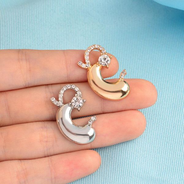 

rhinestone inlaid stomach organ brooch pin medical students graduation gift, Gray