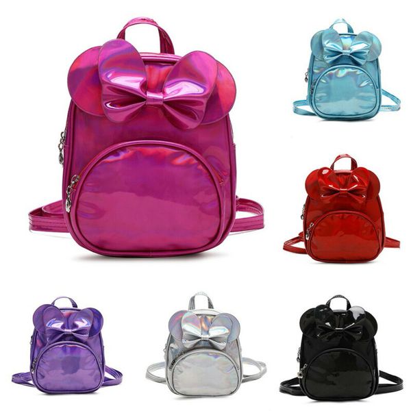 

cute toddler kids children boys girls bowknot backpack nursery primary schoolbag shoulder bag handbag