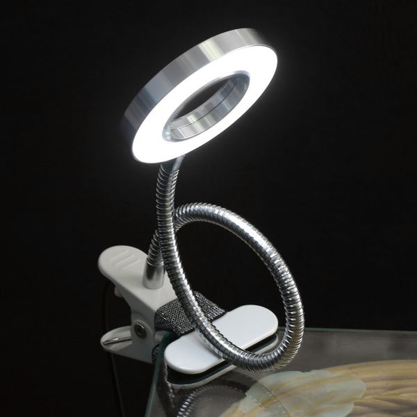 Makyaj Aydınlatıcı Ekipmanları Geliştirilmiş Dövme Lambası Kelepçe Ile USB LED Lamba Soğuk Işık Kaş Dövme Nail Art Güzellik Salonu Araçları