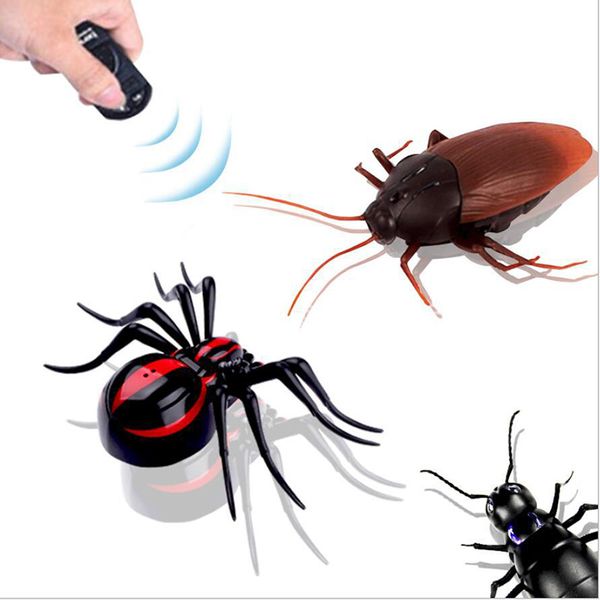 

horrible pets infrared rc roach cockroach remote control fake toy insects prank joke scary trick bugs for halloween 52