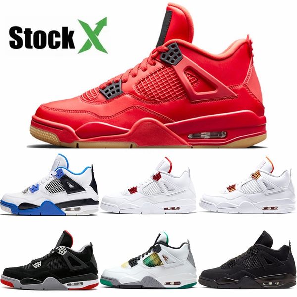 

lucid green rasta 4s jumpman travis scott 4 iv men basketball shoes new bred fiba mushroom ovo splatter what the punch sneakers #869