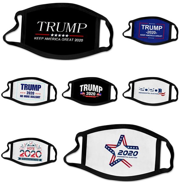 

20 1pcs party anime designer trump face mask fun fancy dress washable mouth muffle tooth mask reusable dust warm windproof cotton m #34, Black