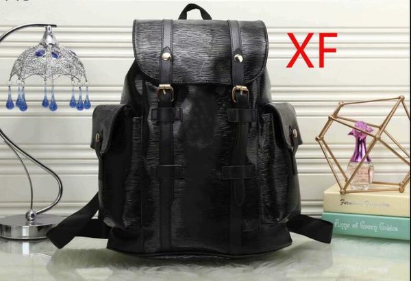 

brand summer fashion women school bags punk style men backpack designer backpack pu leather lady bags 4112414379#