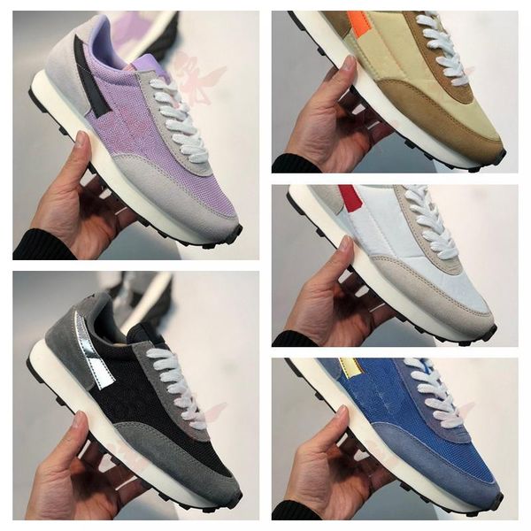 

бесплатная доставка работает тренер кроссовки реальный стандарт синхронных новых продуктов замши ткани сплайсинга ретро досуг кроссовки p79s