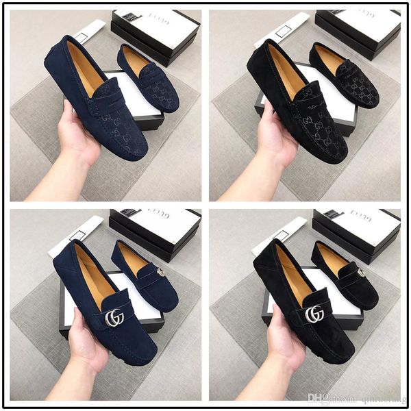 

big size 45 genuine leather men flats shoes mocassin luxury brands soft crocodile leather men shoes fashion slip on loafers 8, Black