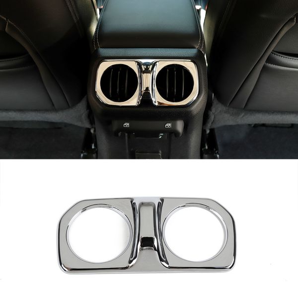 

chrome abs armrest box air conditioner air inlet decoration panel for jeep wrangler jl 2018+ auto interior accessories