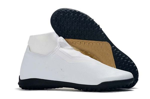 

топ высокое качество мужские высокой лодыжки футбольные бутсы фантом висон академии ск тф уличной обуви фантомные видения крытый/открытый tf