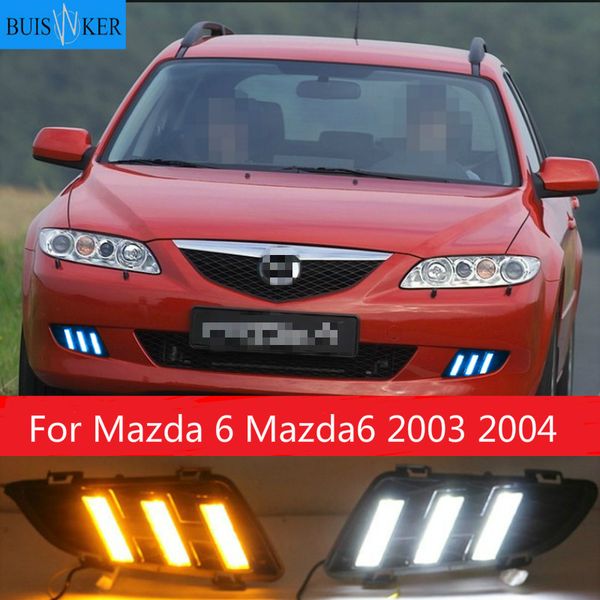 

2pcs for 6 6 2003 2004 led drl daytime running light daylight waterproof turn signal lamp