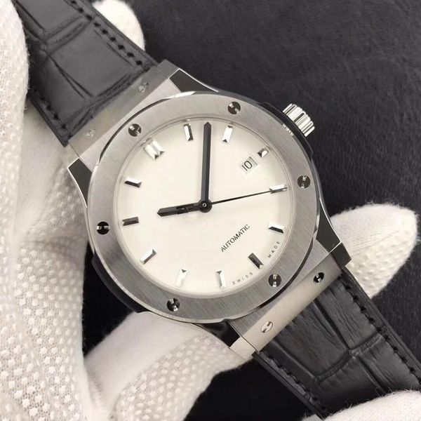 

2019 jj factory original hub1112 automatic mechanical movement waterproof designer watches luxury mens watches men s luxury watches, Slivery;brown