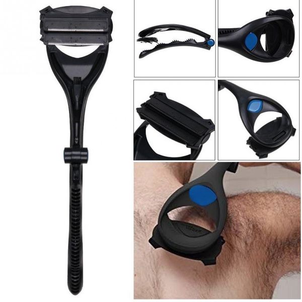 High Quality Men Manual Back Hair Shaver Blade Trimmer Do It