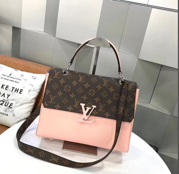 

women luxury messenger bag classic style fashion bags women bag shoulder bags lady totes handbags speedy with shoulder strap, dust bag