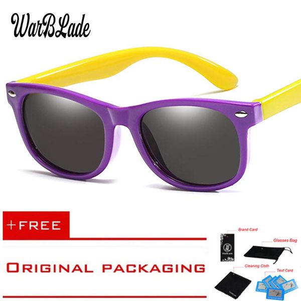 

children polarized sunglasses tr90 baby classic fashion eyewear kids sun glasses boy girls sunglasses uv400 oculos warblade 2020 fruje, Blue