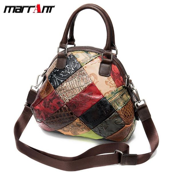 

европейский и американский стиль личности тенденция шить красочные кожаные сумки геометрический узор дамы cross-body сумка повседневная верх