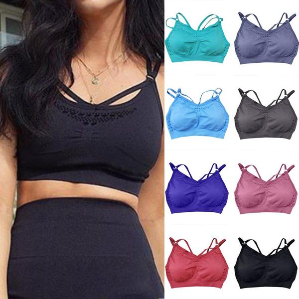 

women bra breathable chest pad wearing sports bustier underwear strapless bra tube tank 2020 new#g3, Red;black