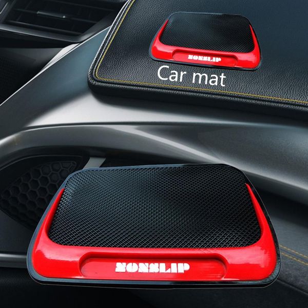 

fiber series car pu mat silicon fiber pu leopard car supplies storage mat red fire poly-slip mats hundred