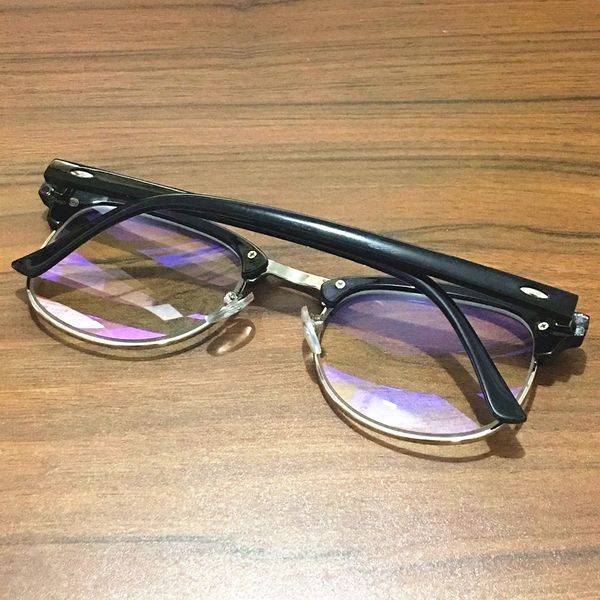 

wholesale-computer reading/gaming glasses - 0.0 magnification low color distortion, anti-blue-ray eye glass a168, Silver