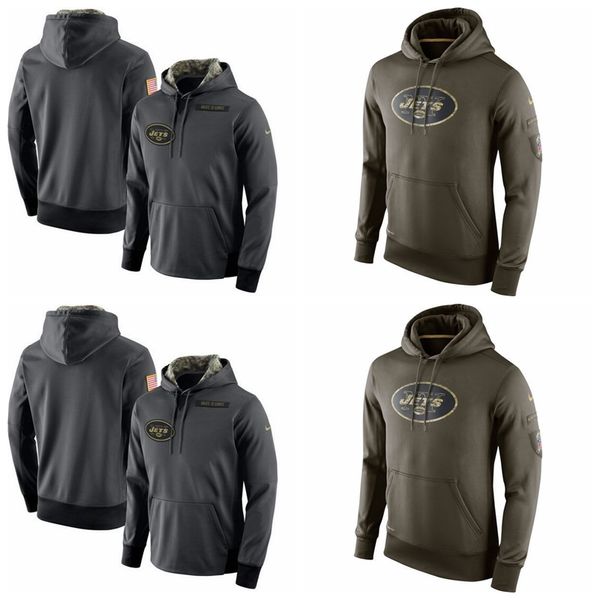 

men women youth new york jets nike salute to service player performance nfl hoodie - anthracite, Blue;black