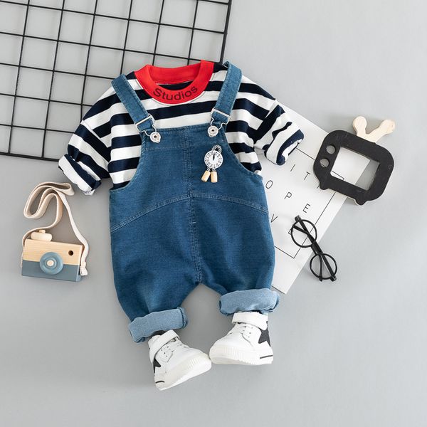 

модные осенние брюки для чулок с джинсовой одеждой для мальчиков, White