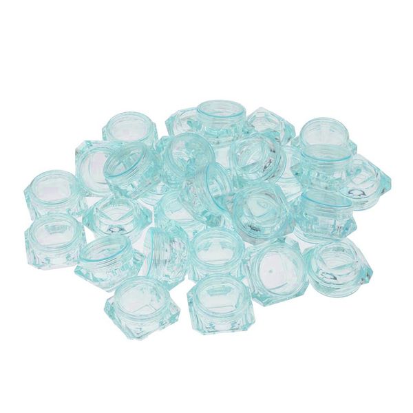 

30 pieces 5 gram small empty sample containers with lids cosmetic jars - bpa free