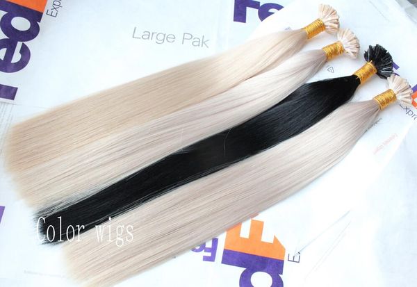10inch 26inch 100g Pack Pre Bonded Italian Keratin Nail U Tip Hair