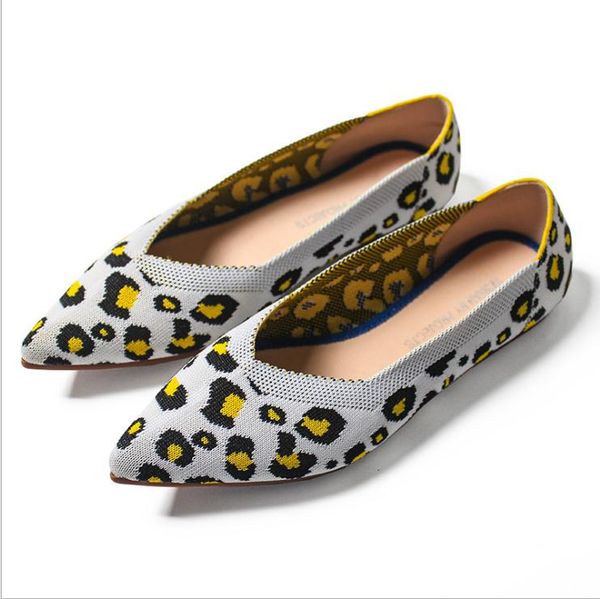 

woven leopard spots fashion women shoes boat shoes pregnant womens shoes flats loafers ballet