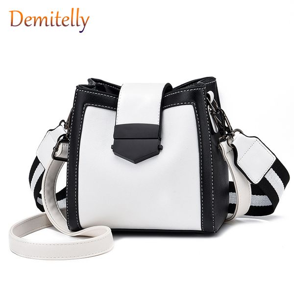 

temperament women's bag 2020 new fashion color matching handbag double shoulder strap messenger bag female purses and handbags