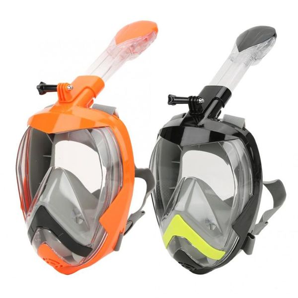 

all dry folding diving mask full face snorkel mask anti-fog adults diving liquid silicone swimming snorkeling supplies