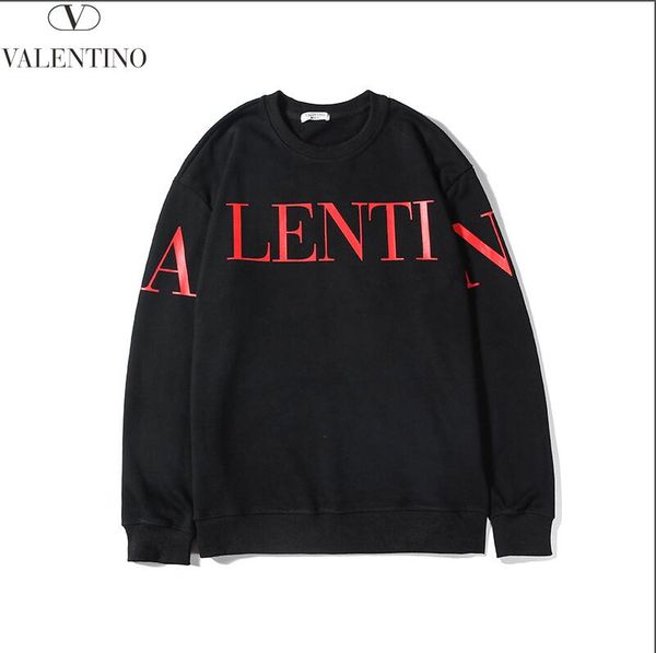 

selling men's spring new hoodie spring solid color men's hoodie sweatshirt loose style fashion tide luxury pullover -2, Black