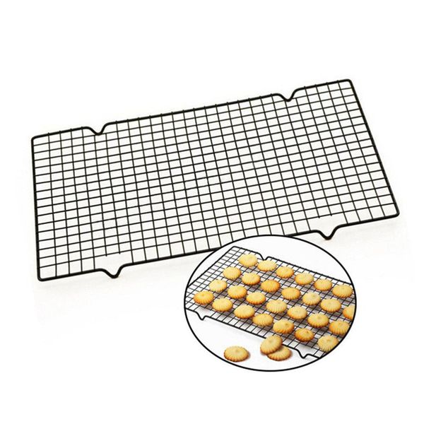 

1pc carbon steel non-stick cooling rack cooling grid baking tray for biscuit cookie pie bread cake baking rack