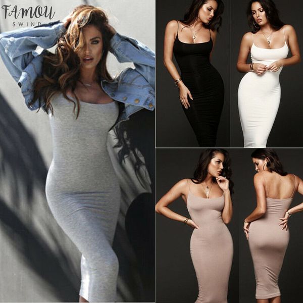 

womens dress vestido sleeveless sleeveless slim bodycon dress casual pencil dress clubwear party new arrival, Black;gray