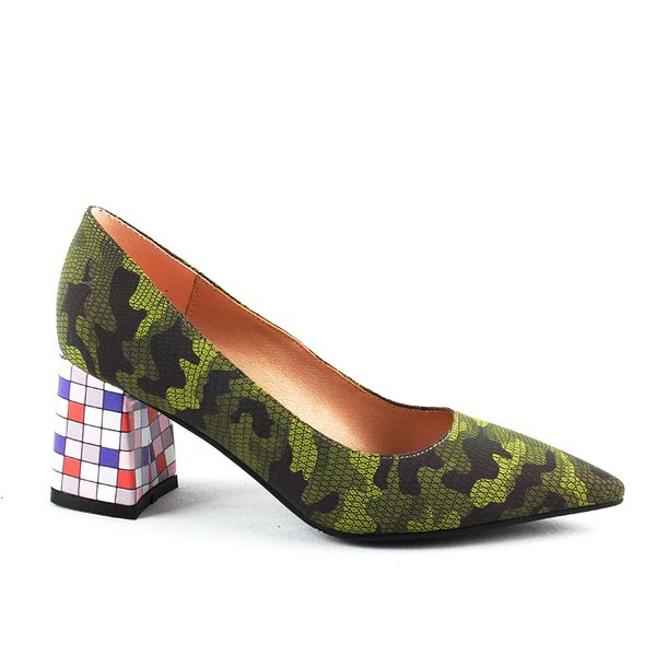 

ins women pumps fashion colorful square heel square heel pointed toe shoes new elegant ladies shoes 3 color, Black