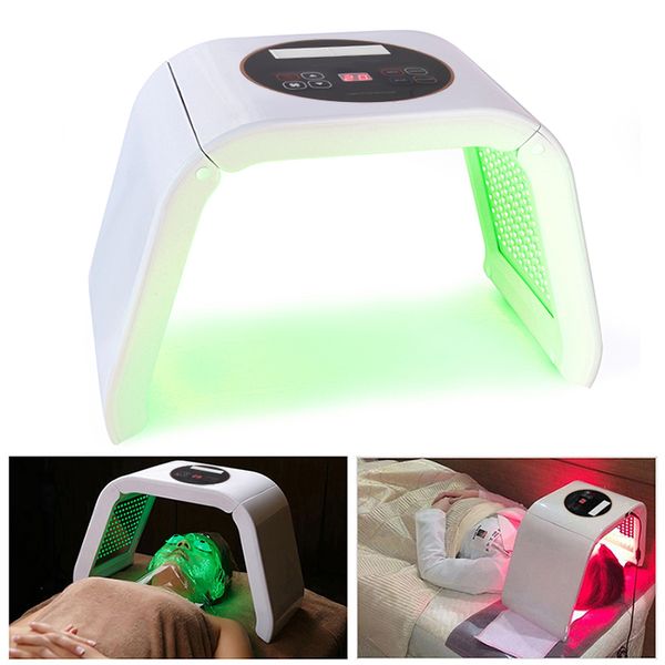 Atacado 7 Cores Luzes LED máquina de Terapia de Fótons Beleza Rosto Cuidados com a pele PDT Máscara Facial Para Tratamento Da Acne