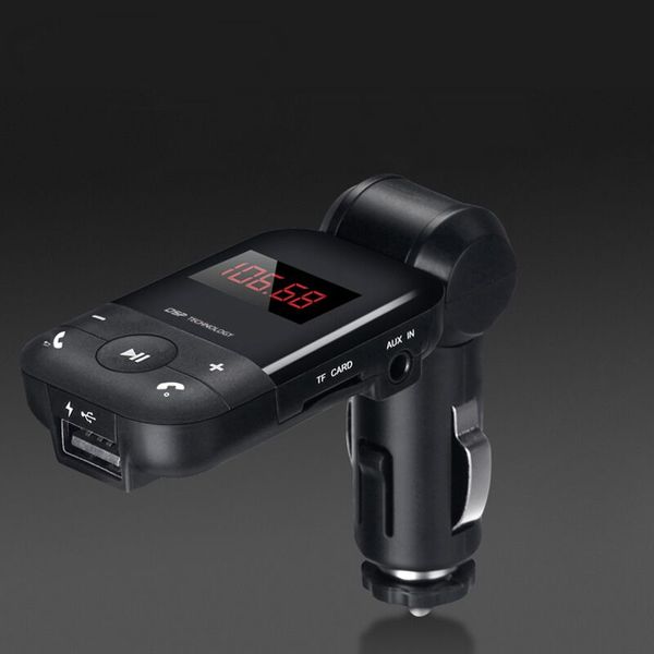 

wireless aux modulator fm radio transmitter bluetooth car transmisor handscar kit coche audio mp3 player usb charger