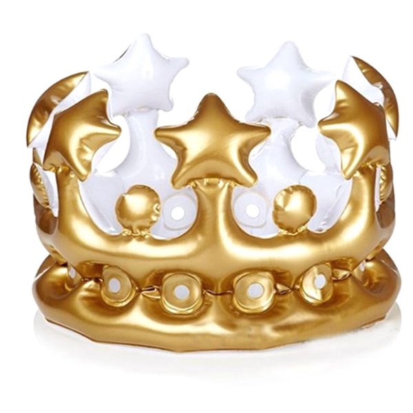 

1pc творческий персонализированный надувной корона завышенные hat фестиваль событие поставки этап prop дети дети birthday party decora27 дру