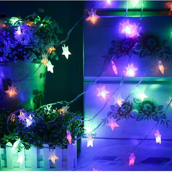 KWB LED NASTALE String Lights Little Star 10m 60 Balls Bianco /Warm White /RGB Colore