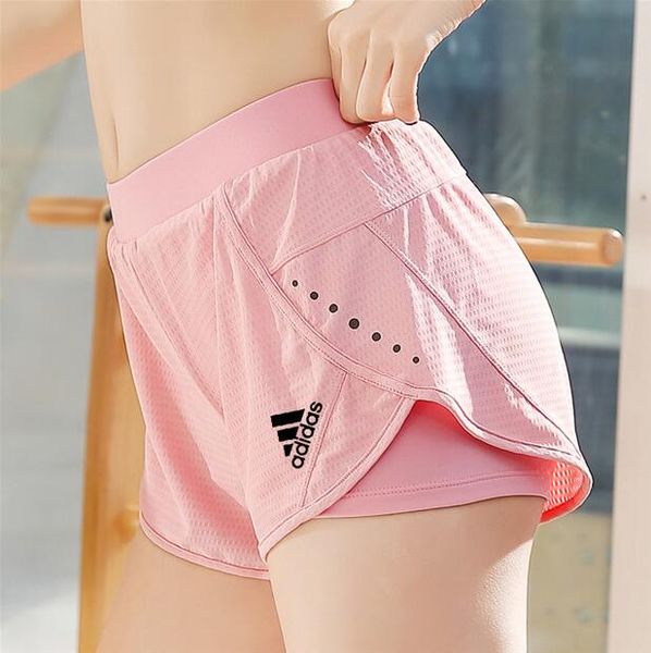 

20ss new addias летние женские повседневные шорты женские спортивные йога хлопчатобумажные шорты цвета досуг бег трусцой шнурок шорты 5520, White;black