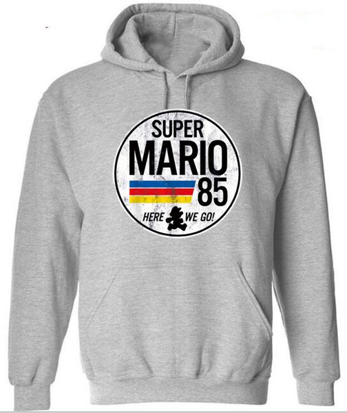 

men hoodies super mario 85 cool brand for man 2020streetwear, Black
