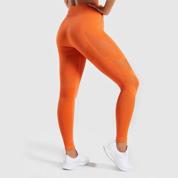 

yoga outfits women's sports solid pants breathable mesh fitness leggings, slim elastic running tights leggings, White;red